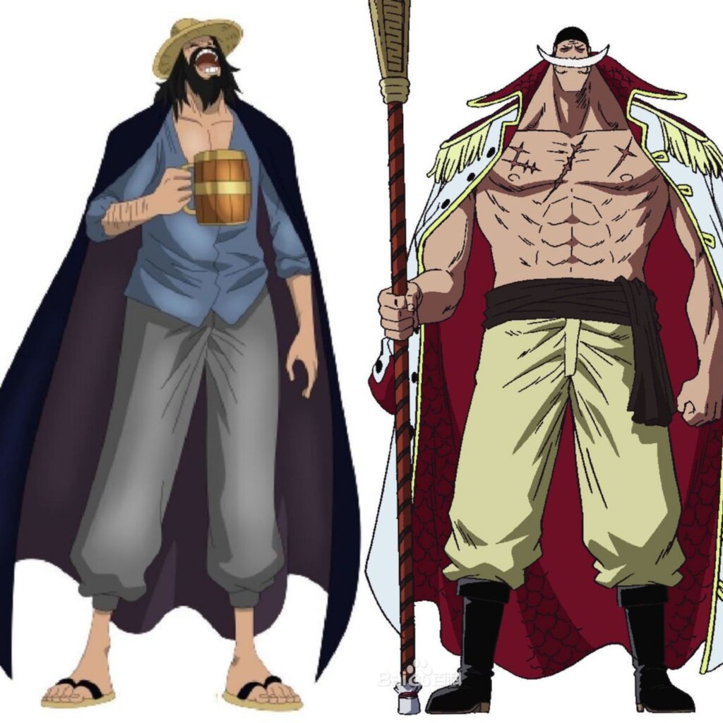 Joy Boy and Whitebeard Height Comparison