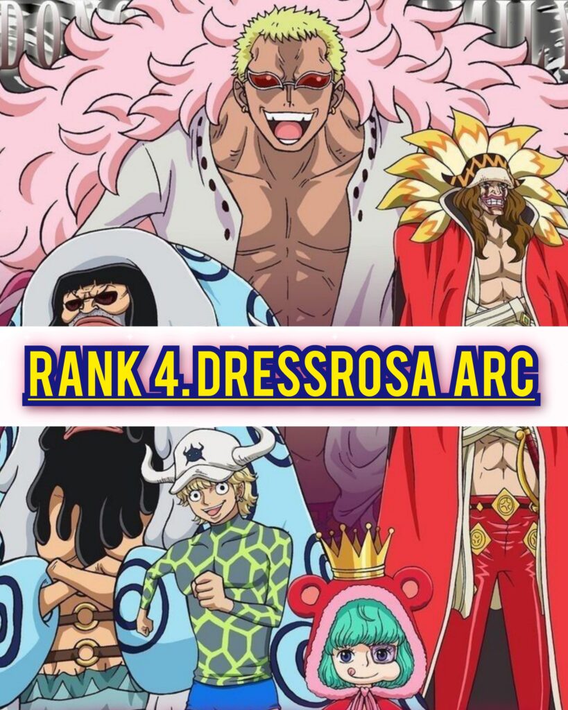 Rank 4 - Best One Piece Arcs in order - Dressrosa Arc
