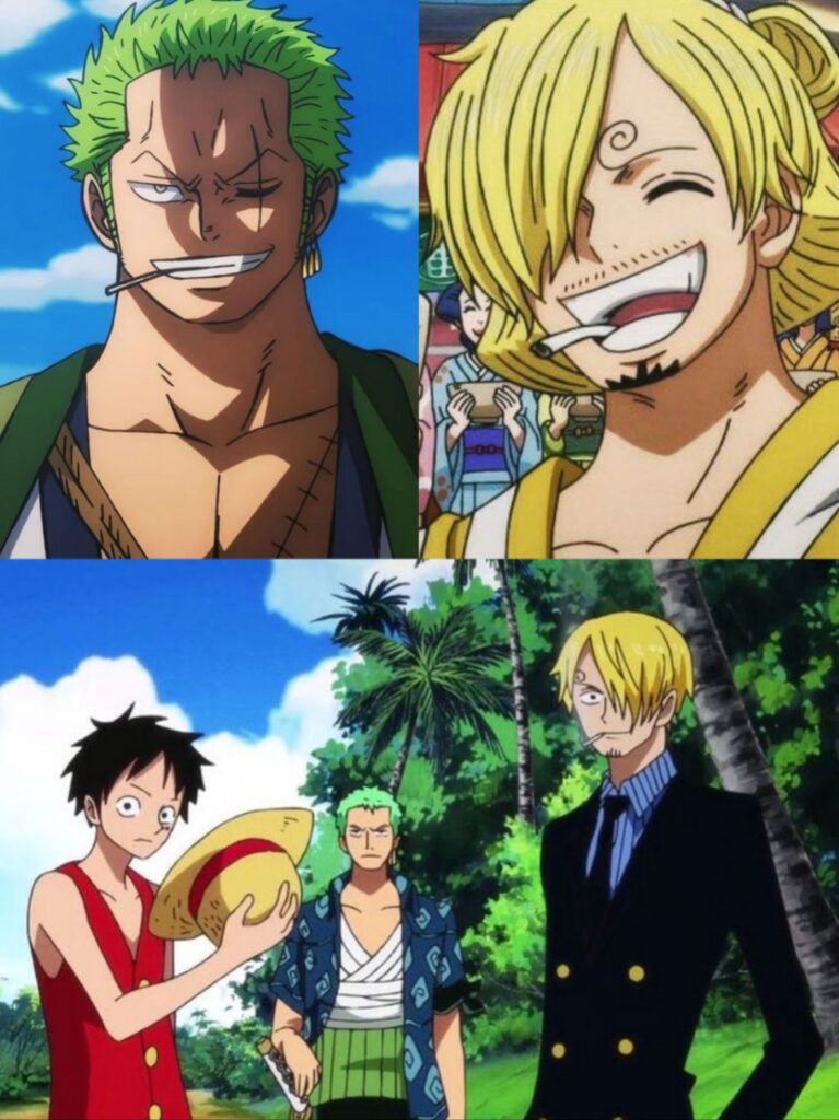 Sanji Zoro Luffy Happy Funny Moments