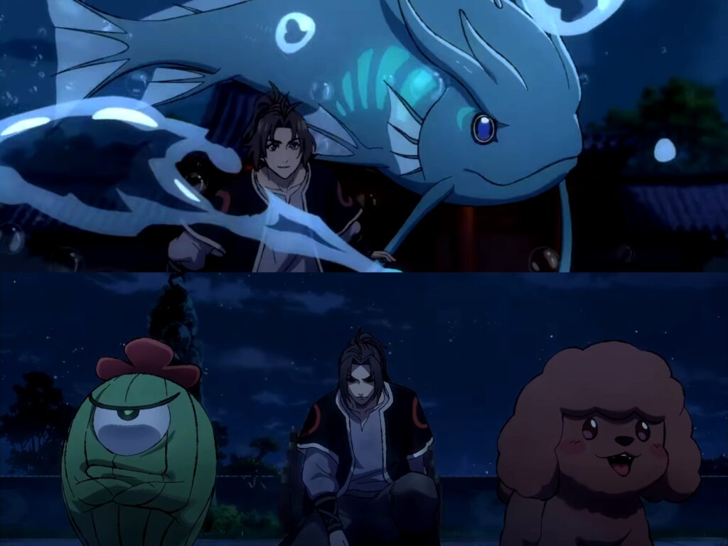 The All Devouring Whale Anime Main Characters 