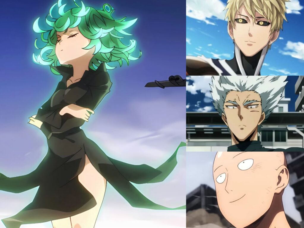 Tatsumaki, Genos, Garous, Saitama