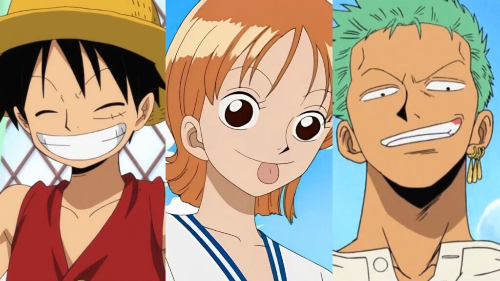 Luffy Nami Zoro Pre Time Skip